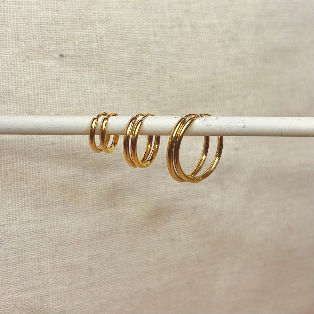 Ensemble de 3 Paires de Boucles d&