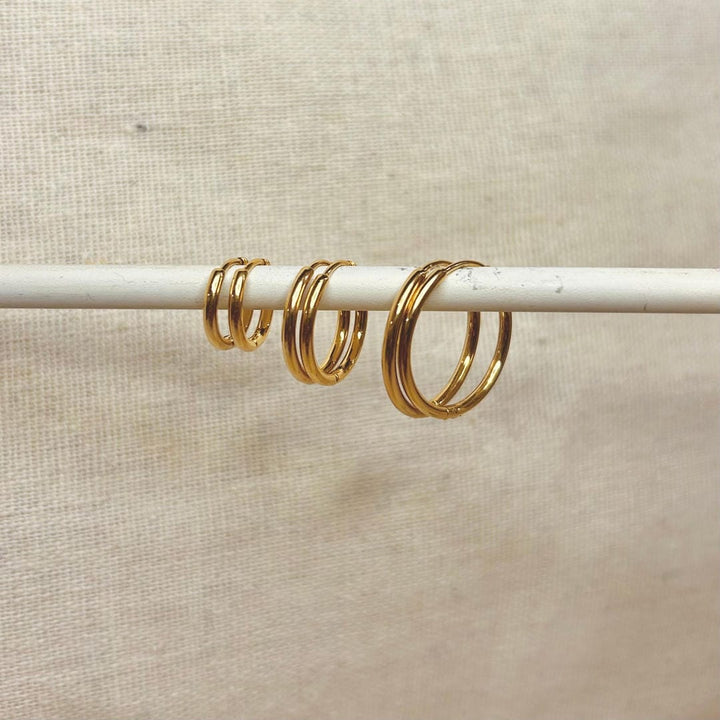 Ensemble de 3 Paires de Boucles d&