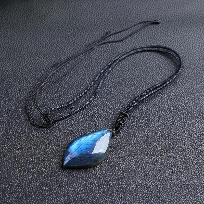 Collier en Labradorite Bleue Mystique