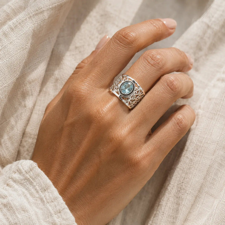 Bague Bohémienne en Zircon Cubique