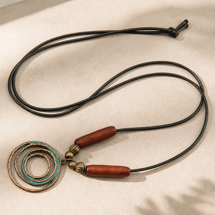 Collier Long avec Pendentif Bohémien