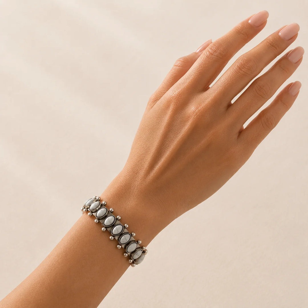 Bracelet en Pierre Œil de Cheval Bohème
