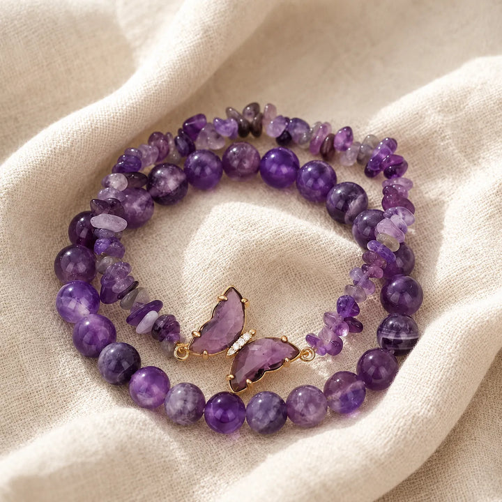 Ensemble de Bracelets en Perles avec Papillon