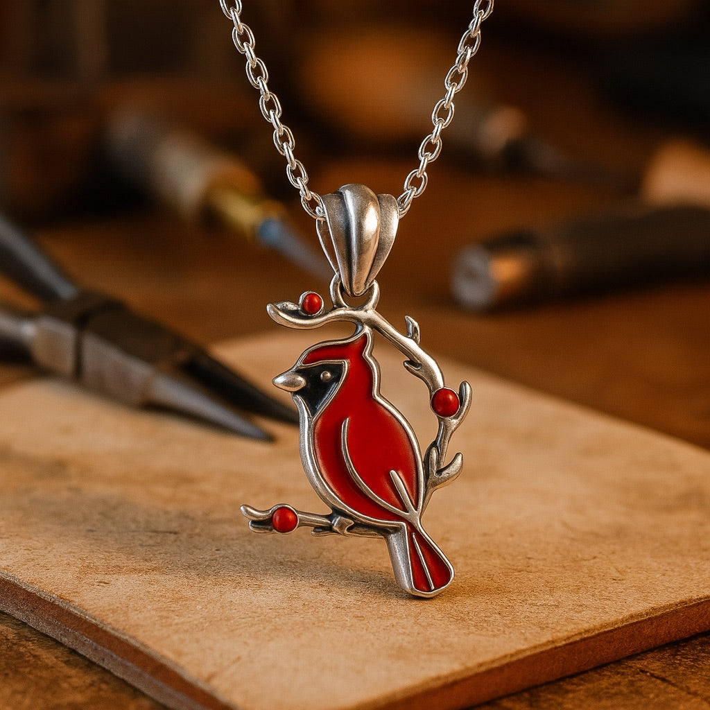 Collier Mémorial Rouge Cardinal