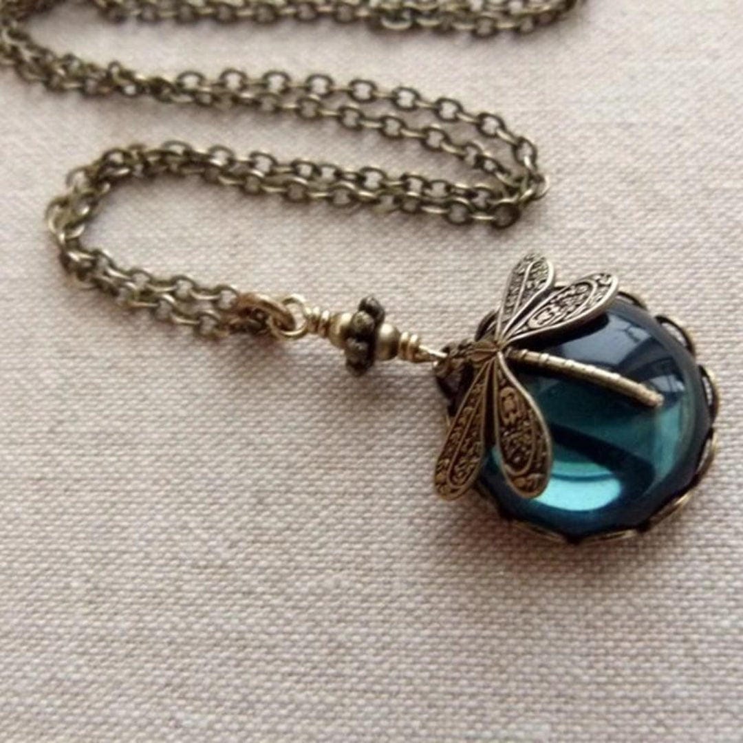Collier Classique Vintage Libellule