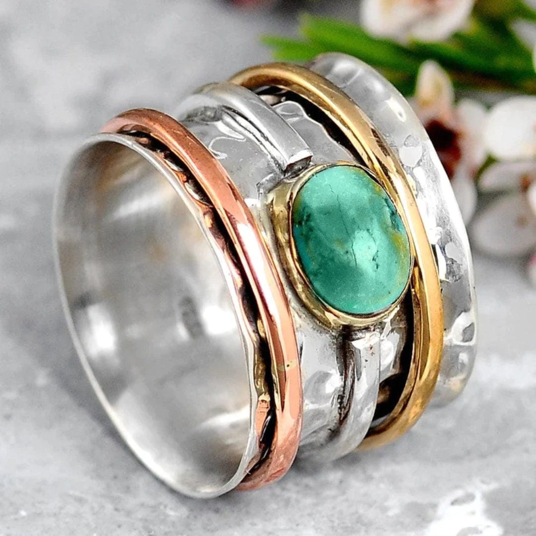 Bague Élégante Vintage en Turquoise