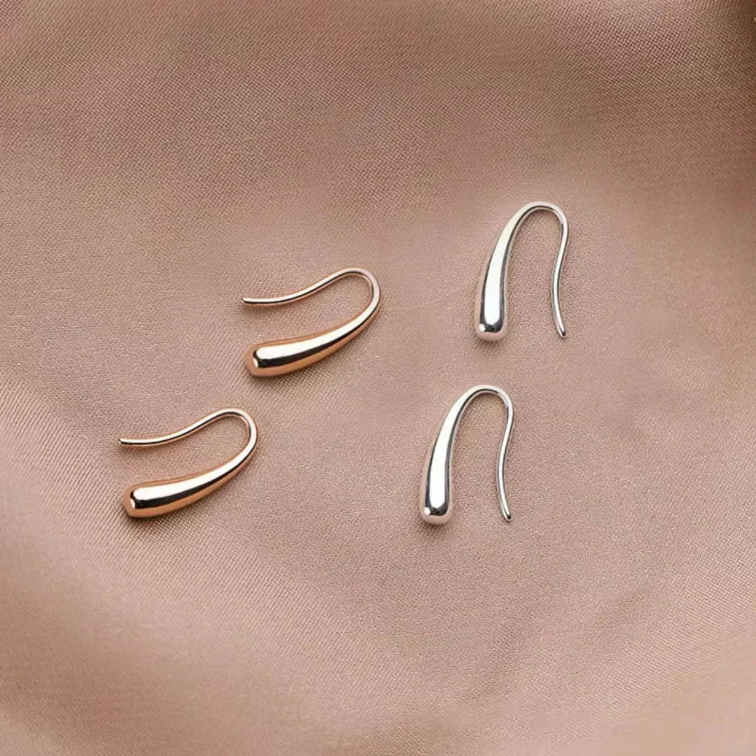 Andrina Antique Two-Tone Drop Earrings
