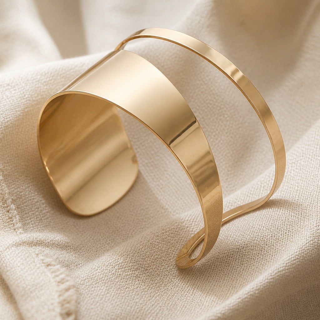 Bracelet en cuivre doré