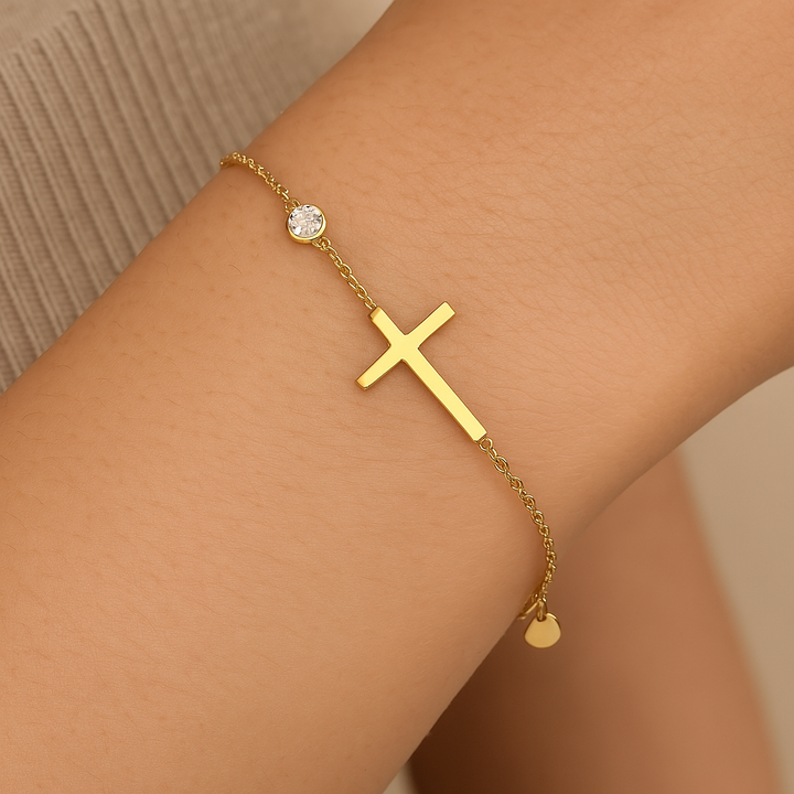 Bracelet en Or avec Charme Spirituel