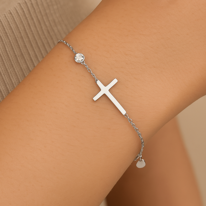 Bracelet en Argent Cœur de Foi