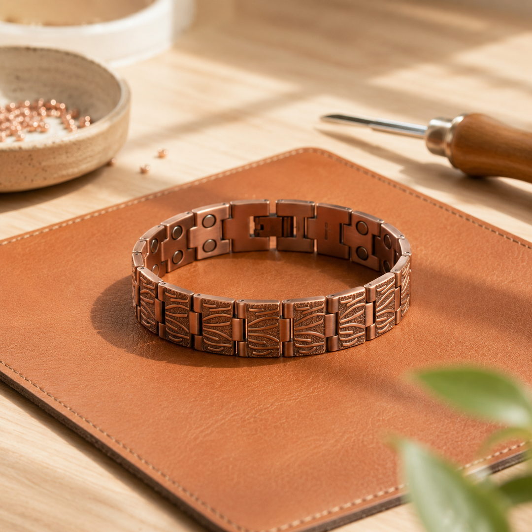 Bracelet en cuivre Brogue