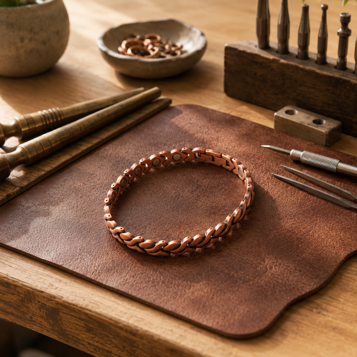 Bracelet de cheville en cuivre Knoll