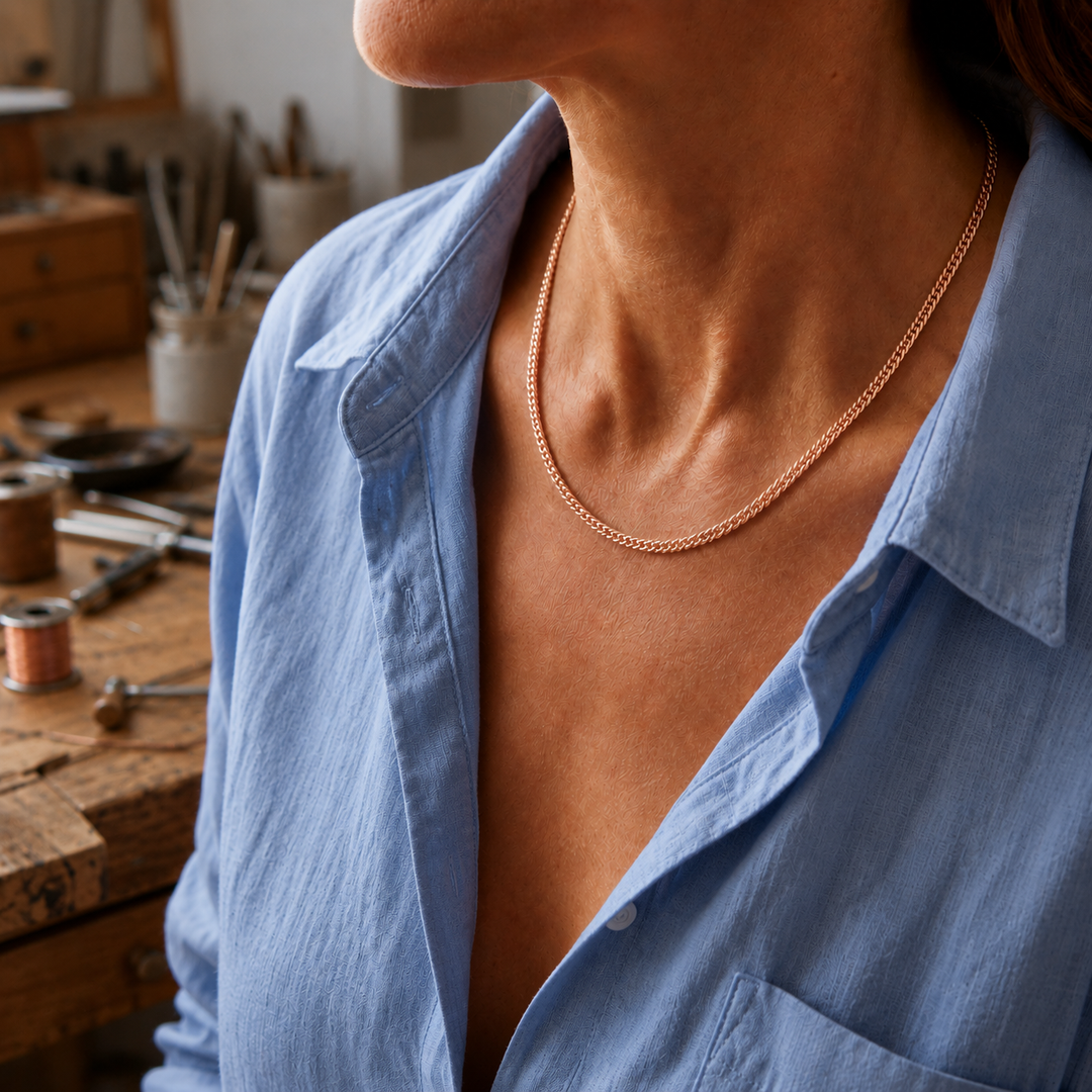 Collier en cuivre élégant