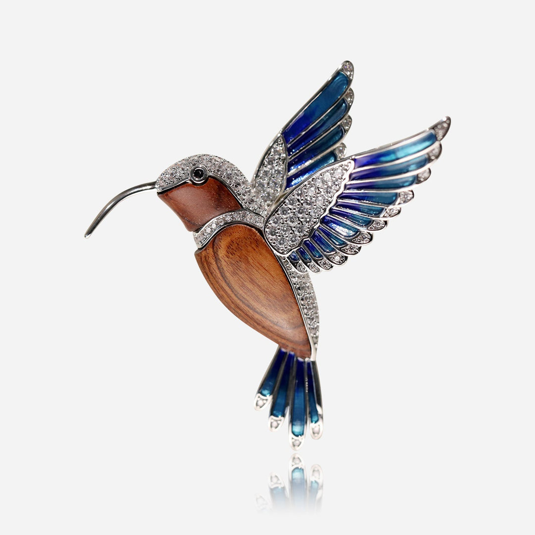 Broche en Cobalt Volant