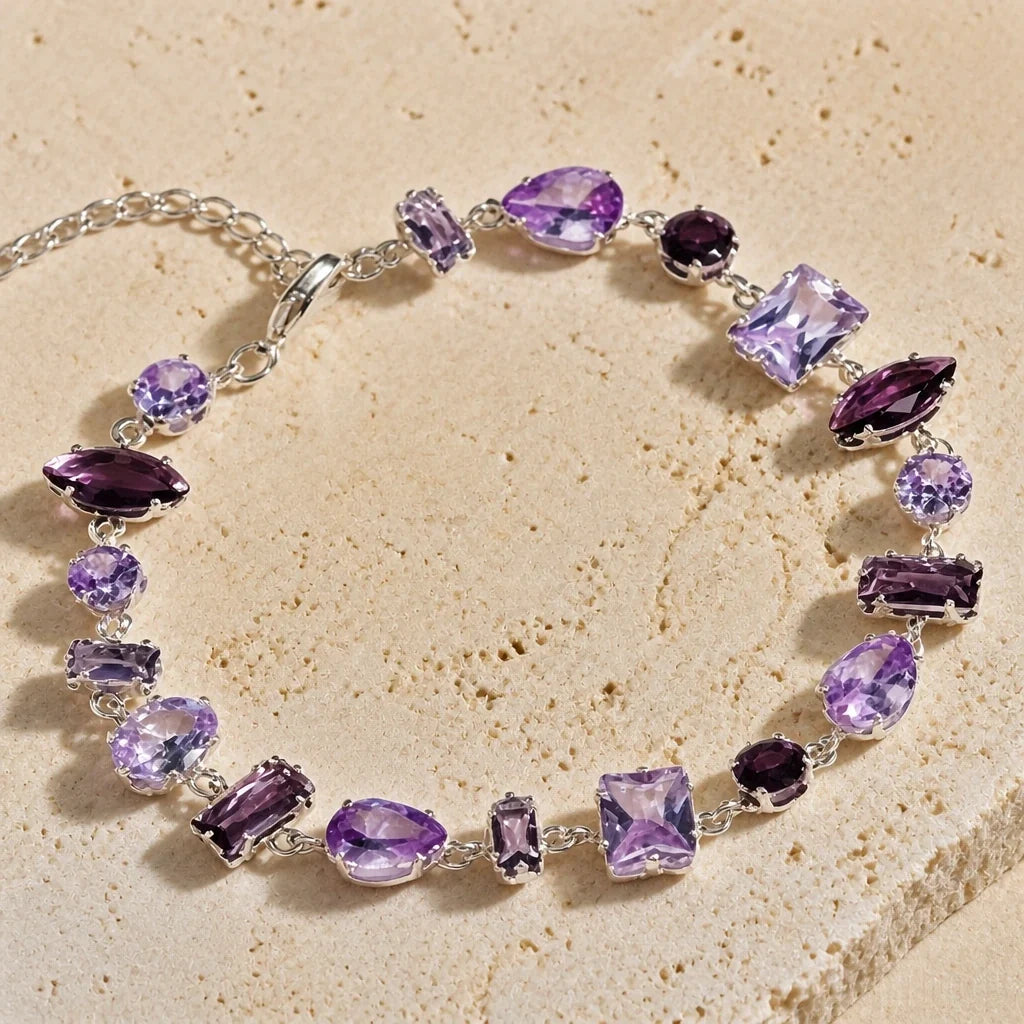 Bracelet en Cristal en Forme de Bonbon