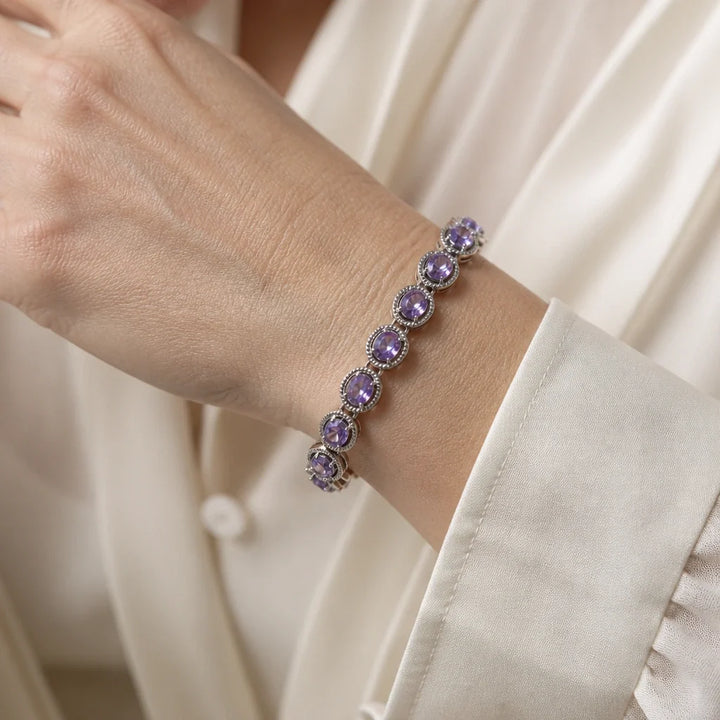 Bracelet en zirconium cubique
