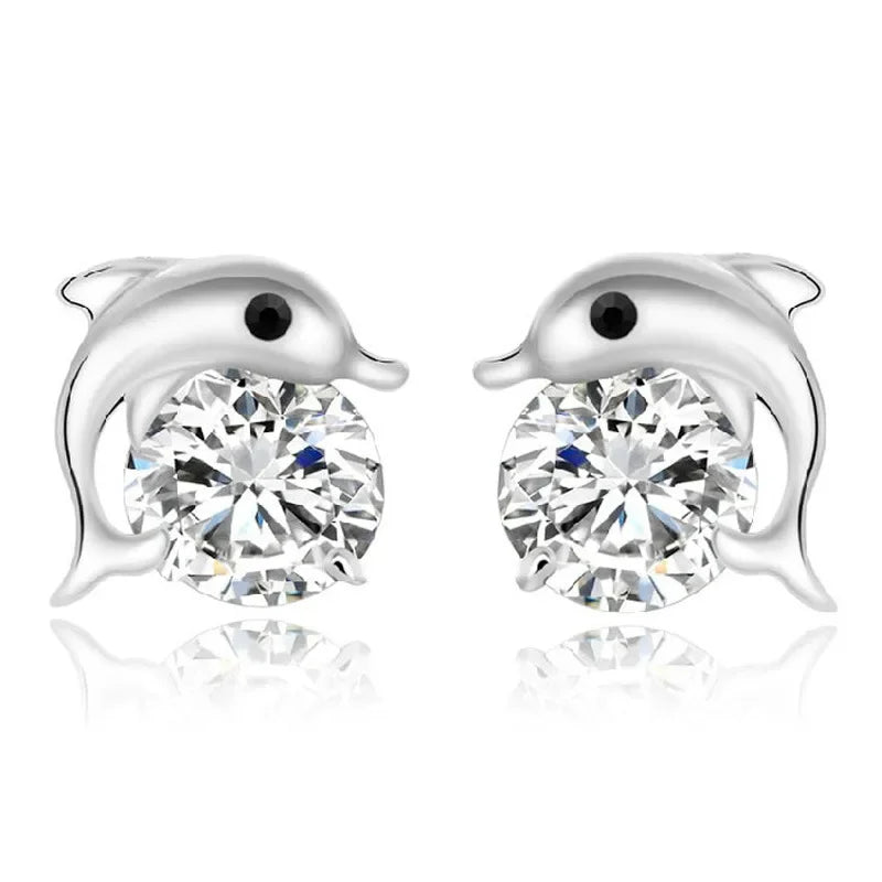 Collection de Bijoux en Argent Sterling avec des Dauphins