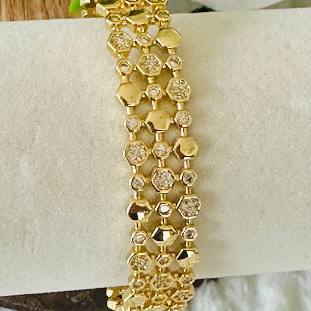 Bracelet Jonc Hexagonal Gavriella