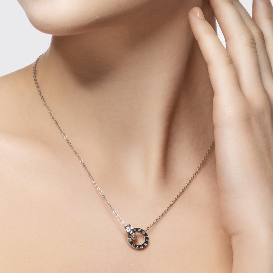 Ensemble Infini en Or Blanc