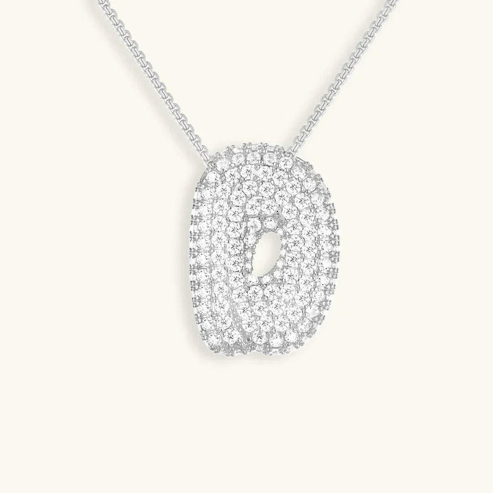 Collier Initial en Cristaux Boules