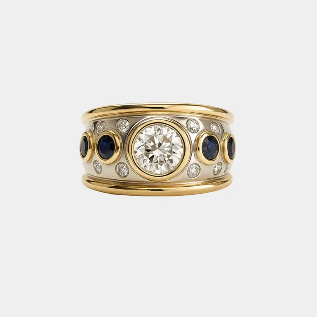 Bague Vintage en Zircon Cubique Incrusté