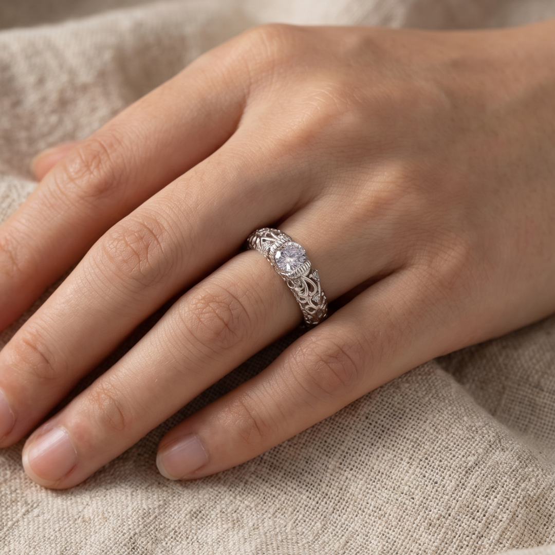 Bague Élégante en Argent Sterling