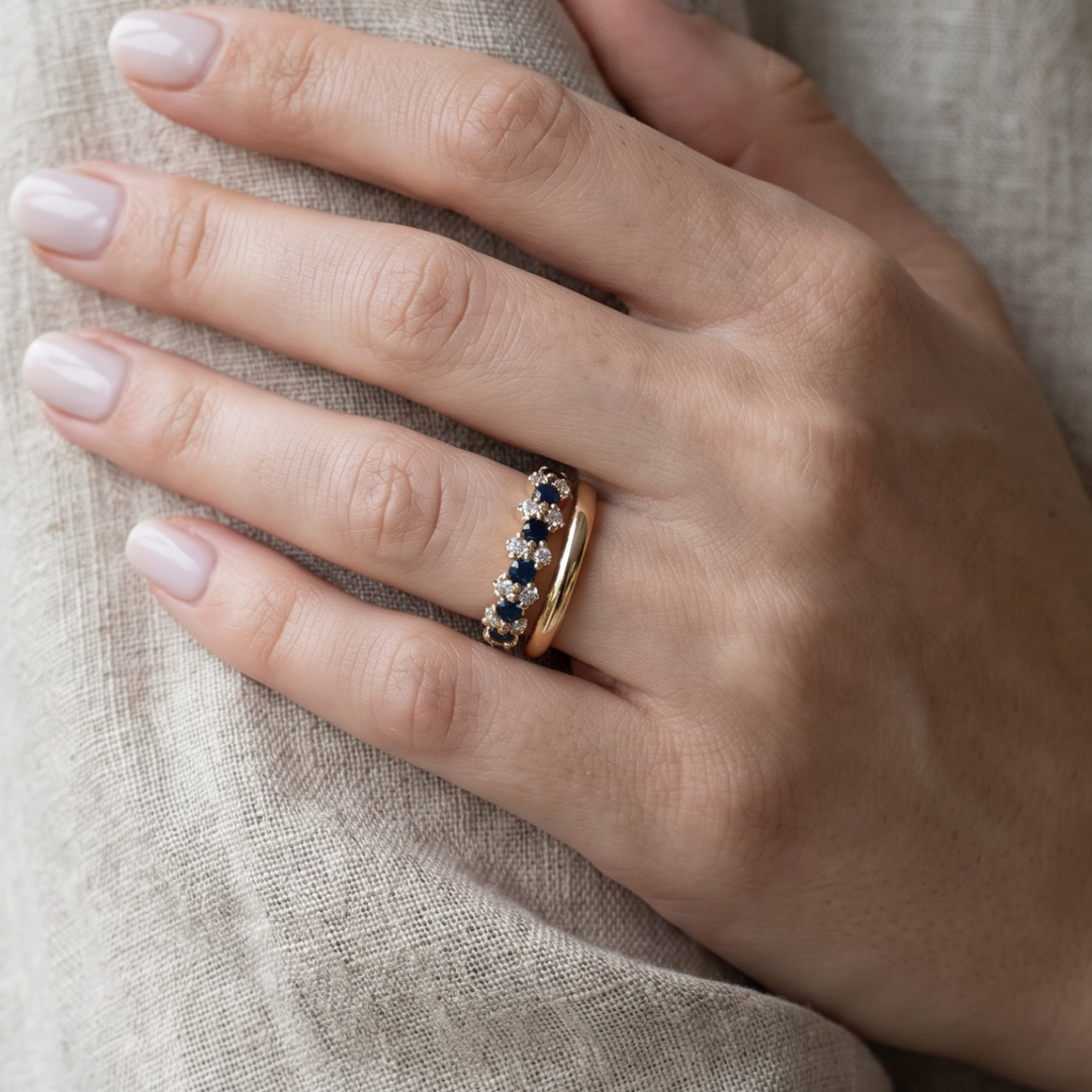 Bague Vintage Élégante en Zirconium