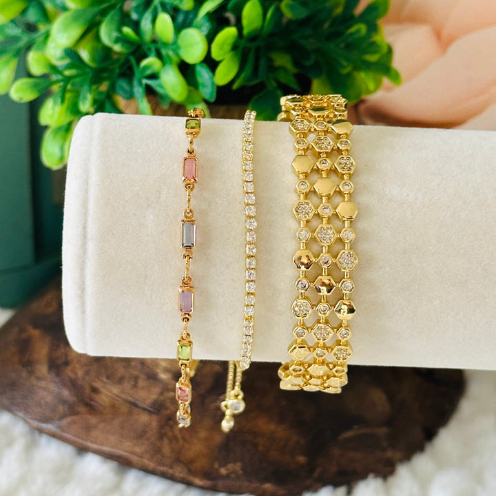 Bracelet Isabella Multi-Couleur en Pierre CZ