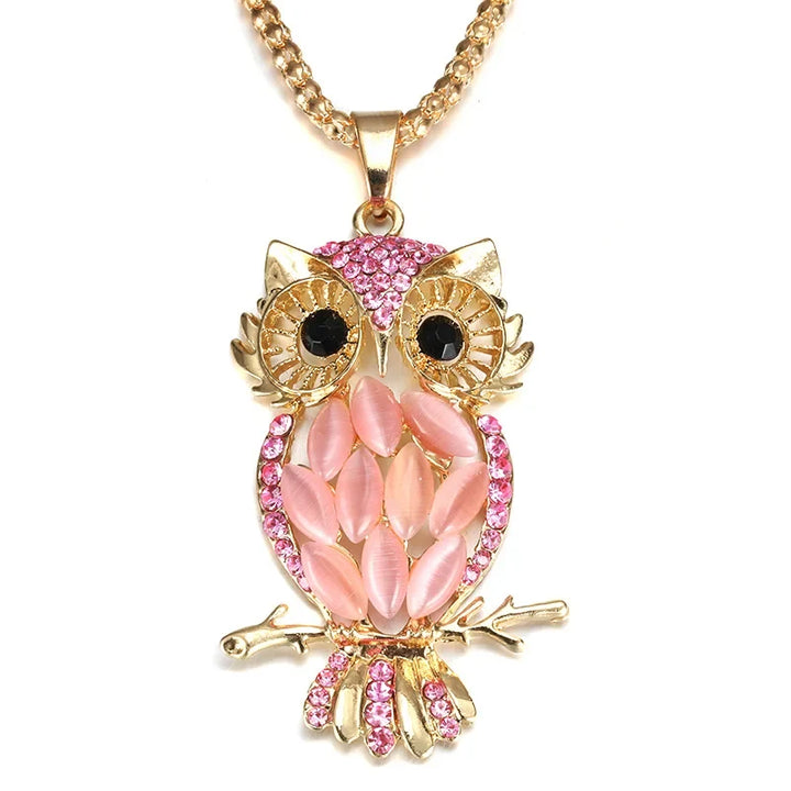 Collier de Chouette en Or