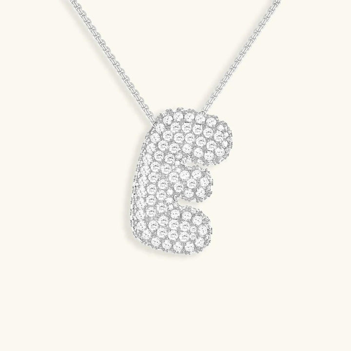 Collier Initial en Cristaux Boules