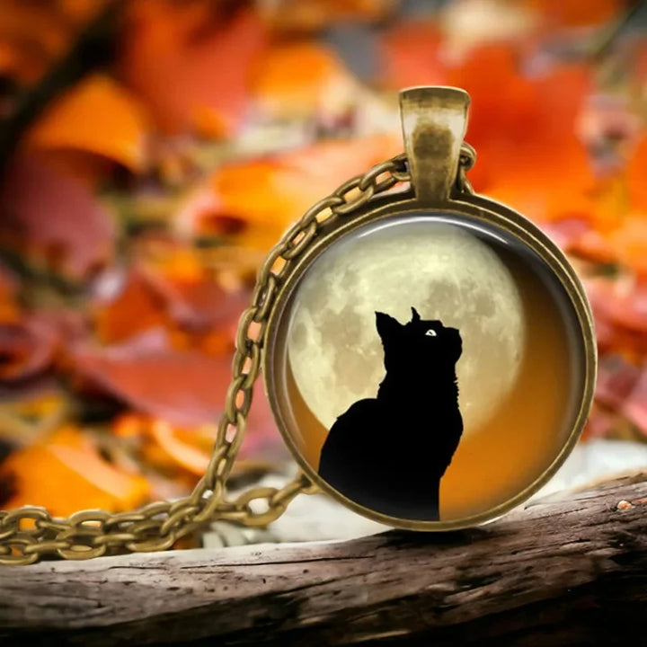 Collier Pendentif en Verre Inspiration Animale