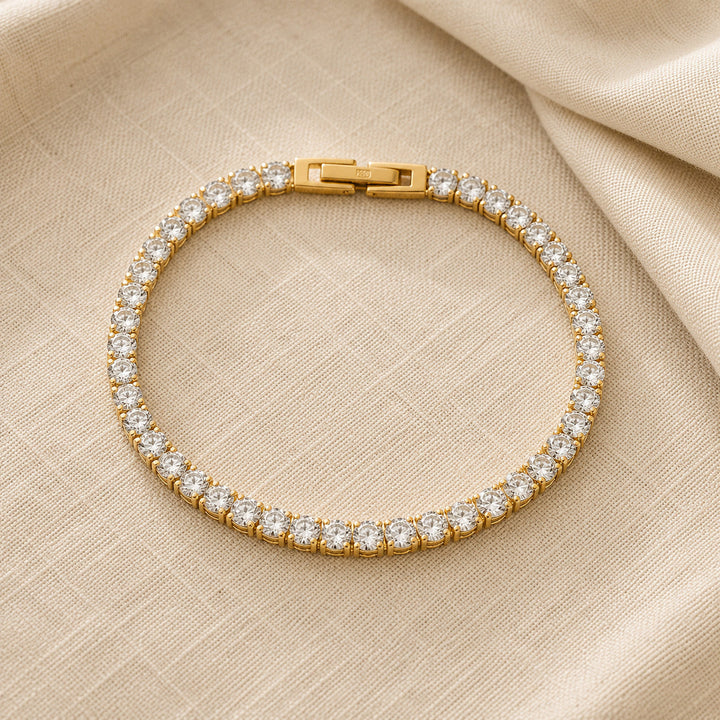 Bracelet de tennis en cristaux raffinés