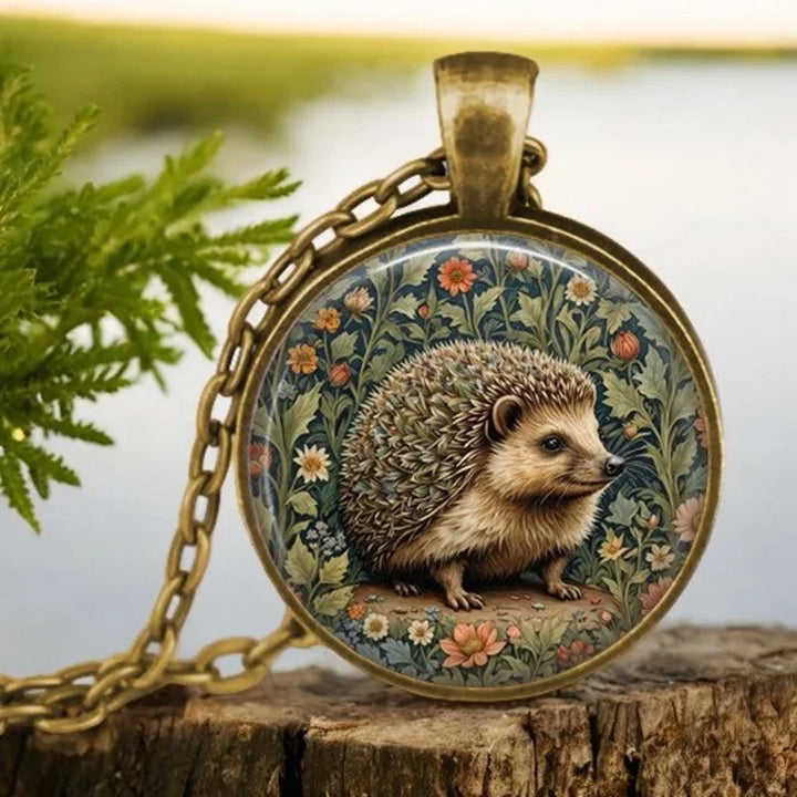 Collier Pendentif en Verre Inspiration Animale