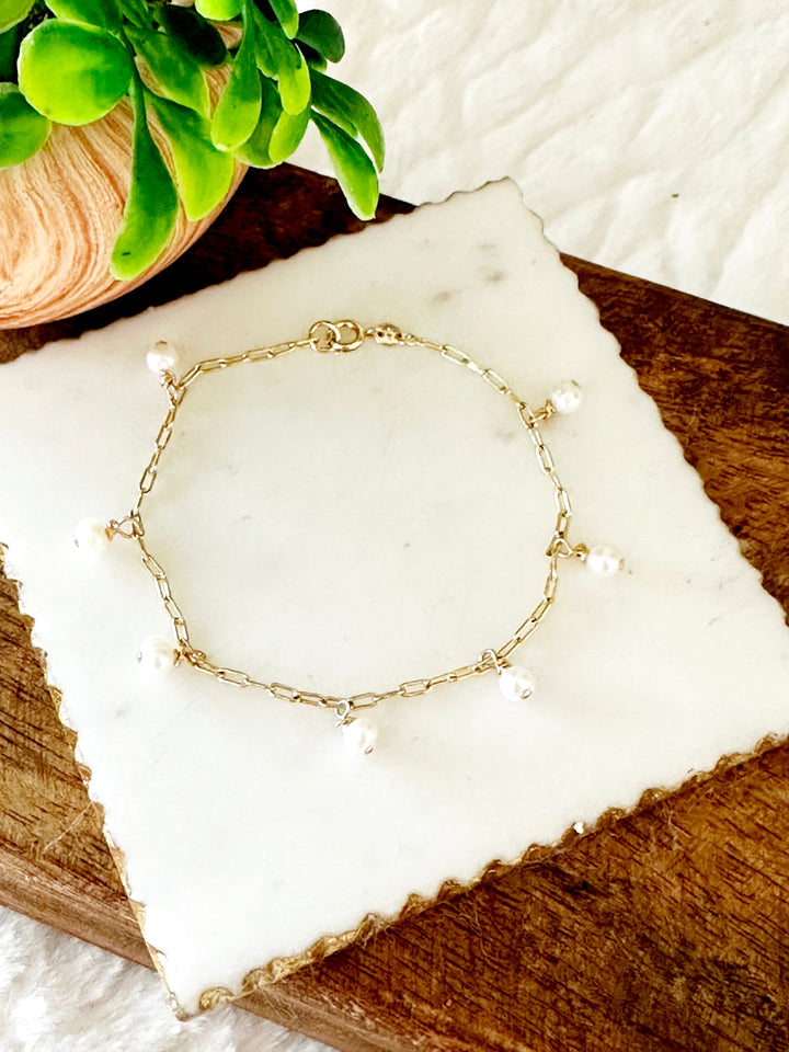Bracelet Charme Mini Perle Gina
