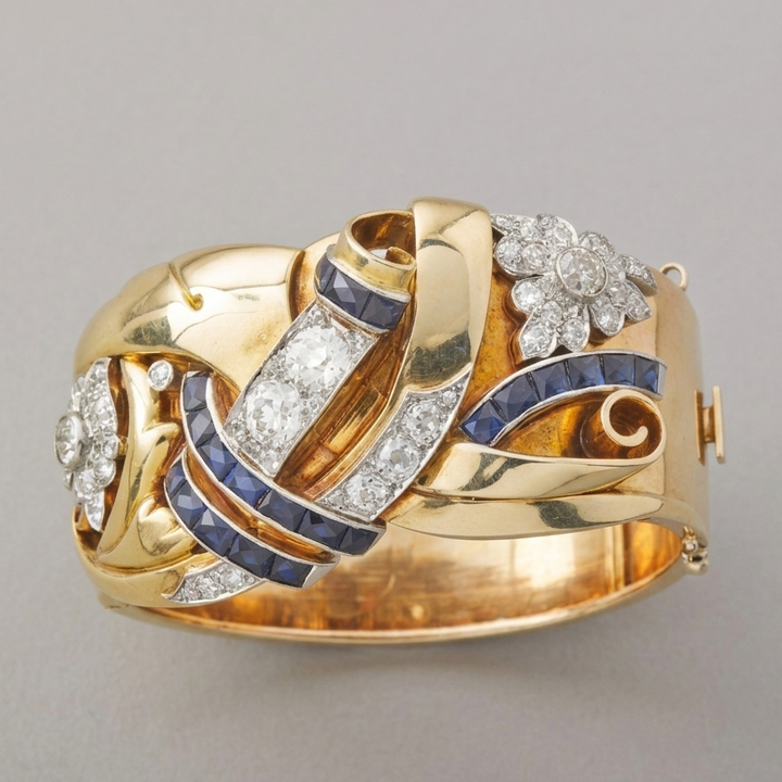 Bague en zirconium doré