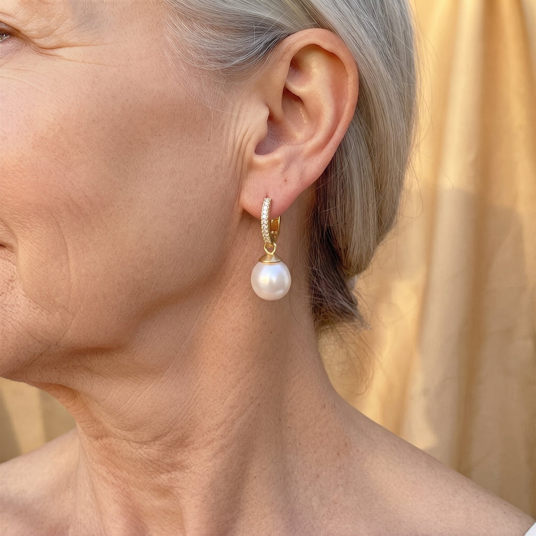 The Modern Pearl Drop Earrings