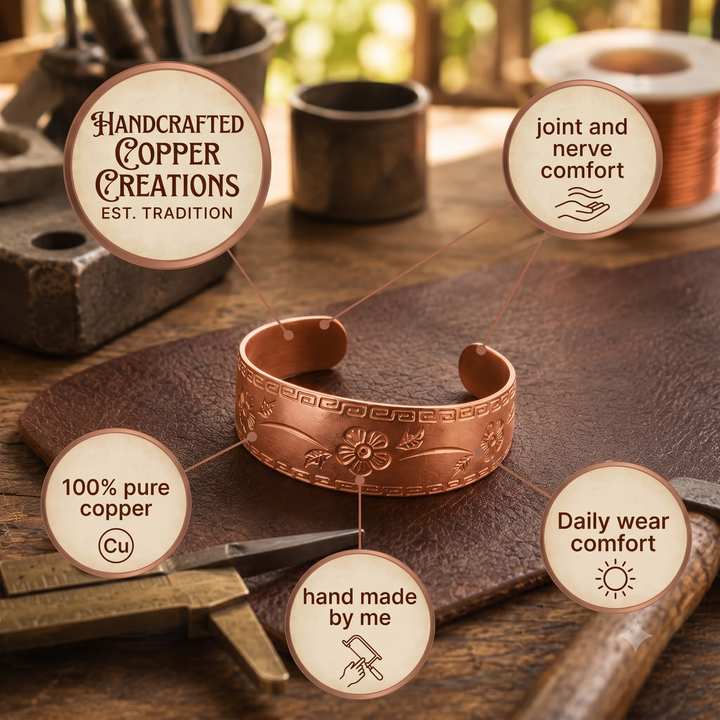 Bracelet en cuivre Copper Soul Fret