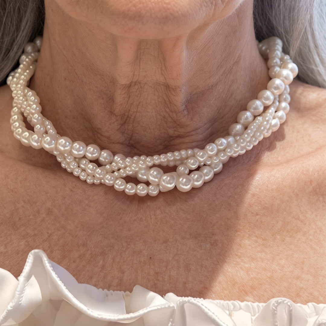Elegant Statement Pearl Necklace