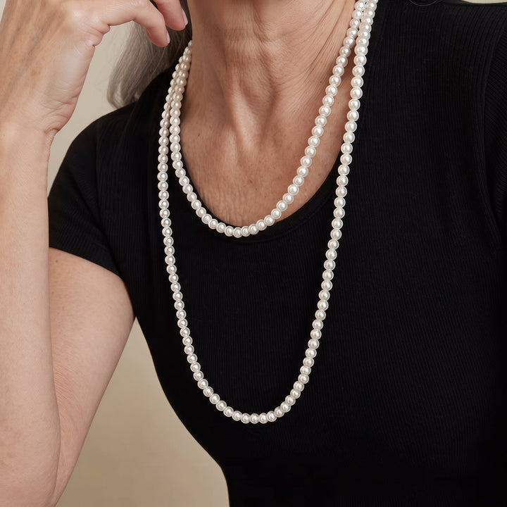 Timeless Double Pearl Necklace