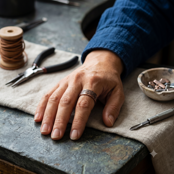 Bague en cuivre Nub