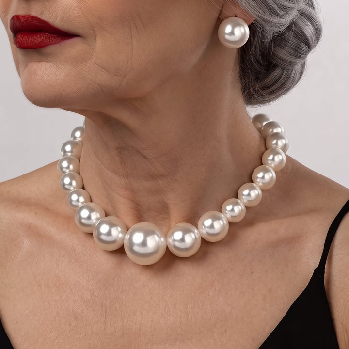 Classic Vintage Pearl Jewellery Set