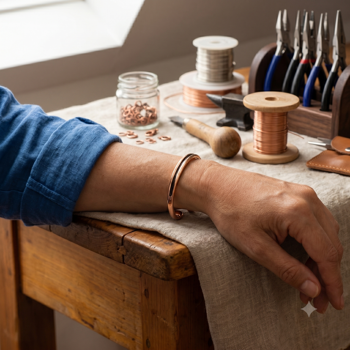 Bracelet en cuivre Channel