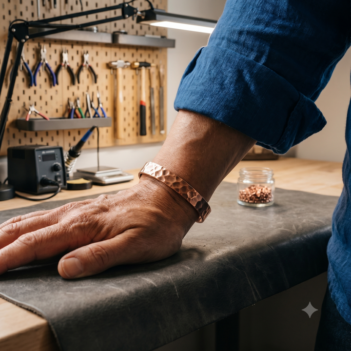 Bracelet en cuivre Plow