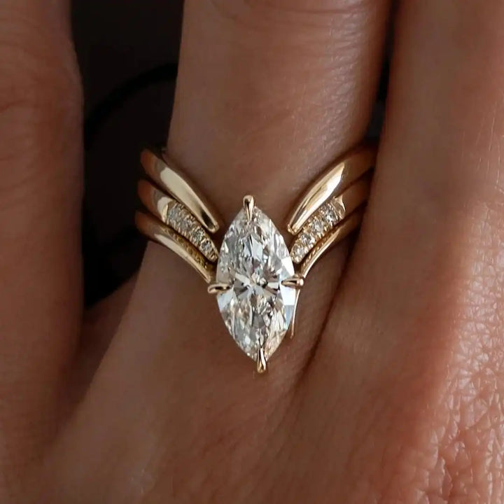 Marquise Ring Set