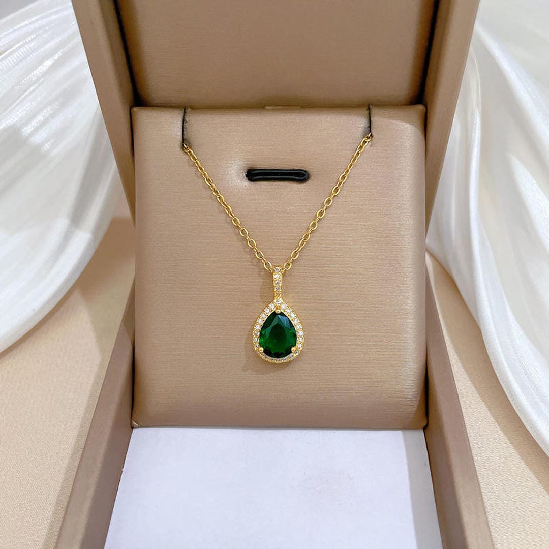 Ensemble Émeraude Royale en Or