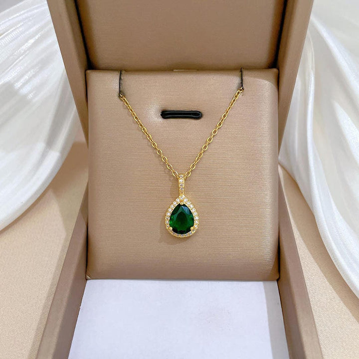 Ensemble Émeraude Royale en Or