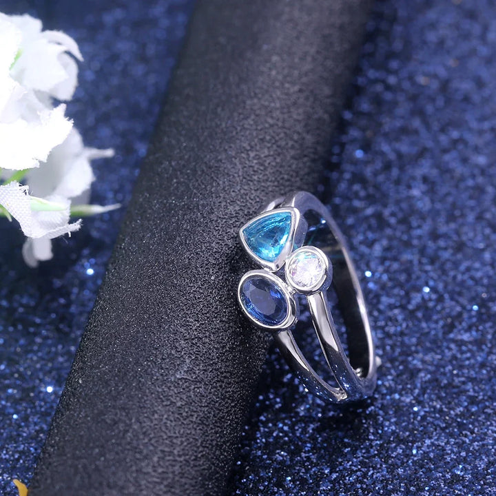 Bague Triple Pierre Exquise
