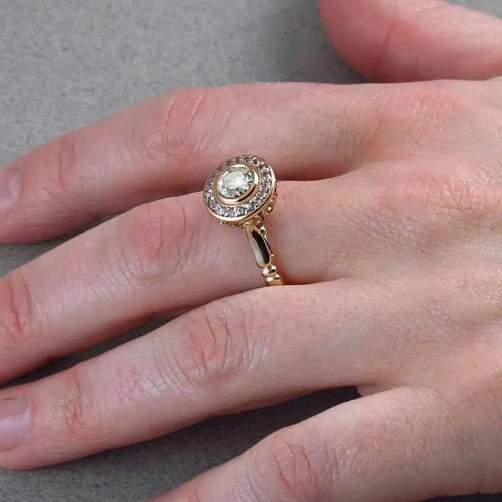 Ensemble de Bagues Élégantes en Or Classique