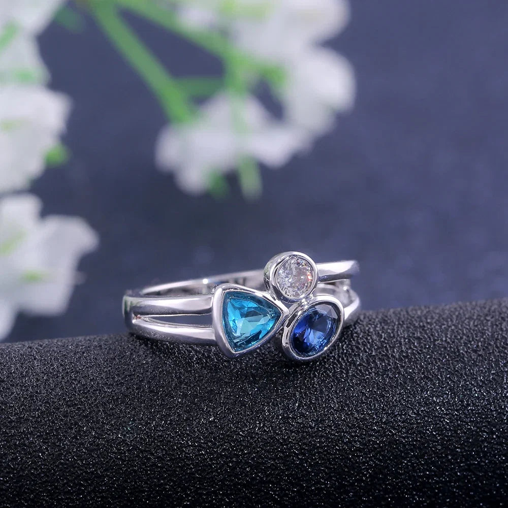 Bague Triple Pierre Exquise