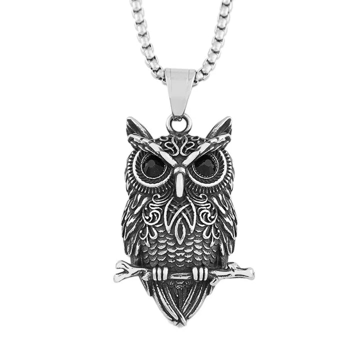 Pendentif vintage en forme de hibou